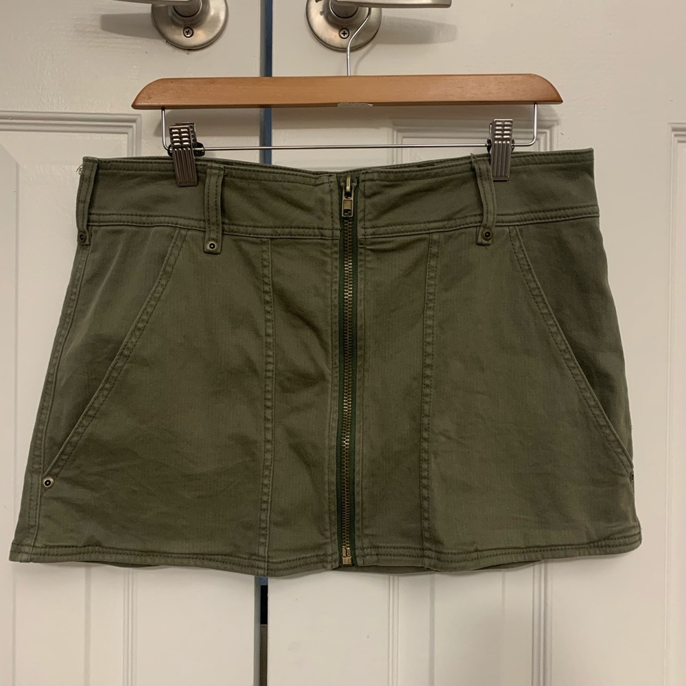 Free People Sage Denim Skirt